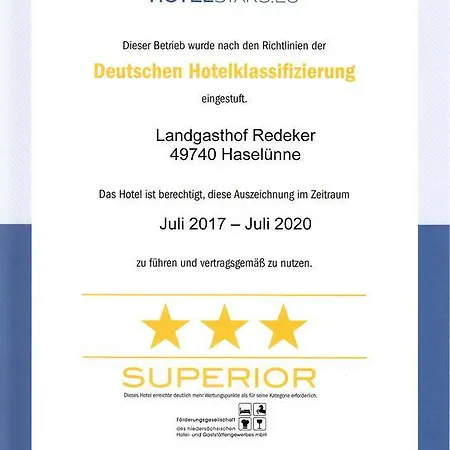 Hotel Landgasthof Redeker